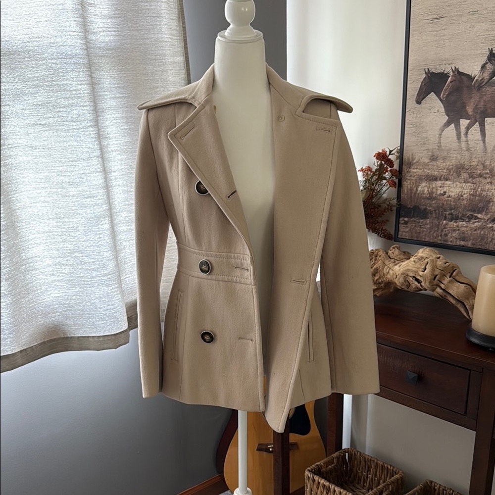Kenneth Cole Wool Double-Breasted Coat